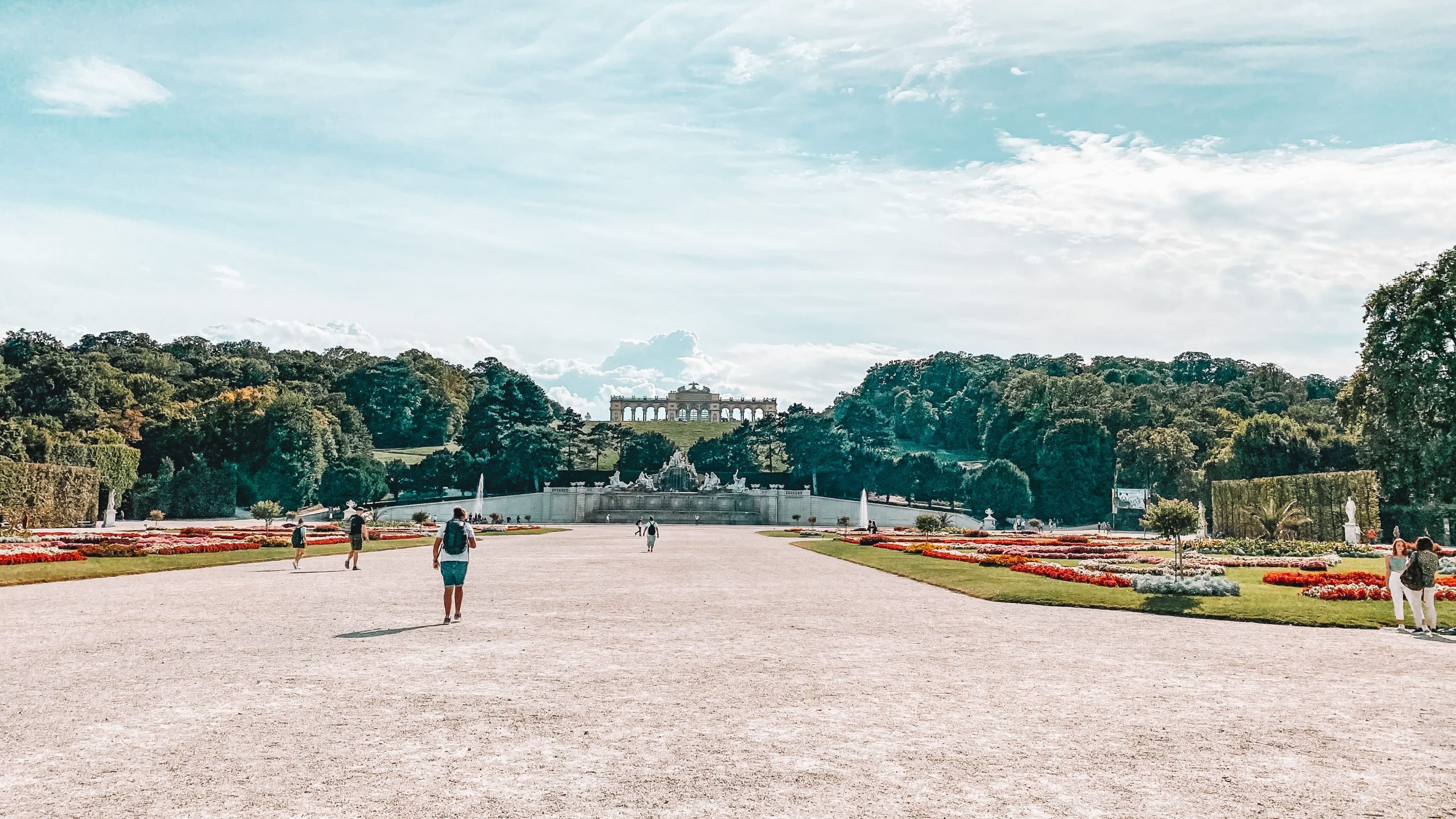 Schlosspark Schönbrunn in Wien