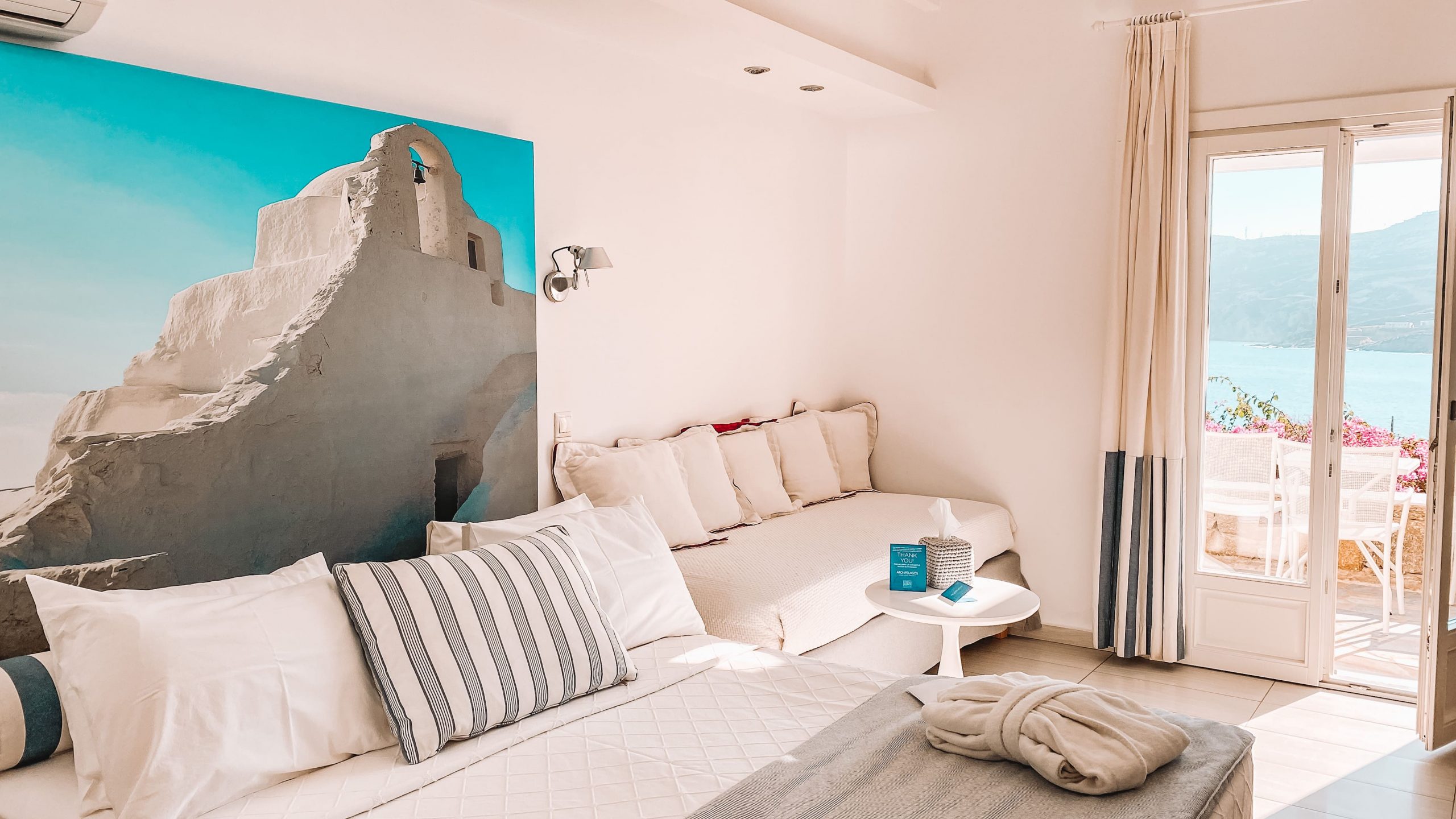 Hotelzimmer auf Mykonos